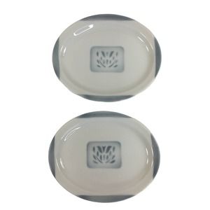 Syracuse China Cadet Vintage‎ Restaurant Style Oval Luncheon Plates Set of 2